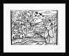 Witches destroying a house by fire by Anonymous