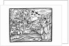 Witches destroying a house by fire by Anonymous