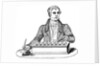 Clerk using a Pascal adding machine by Anonymous