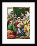 The Magi presenting their gifts to the infant Jesus by Anonymous