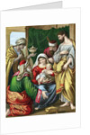 The Magi presenting their gifts to the infant Jesus by Anonymous