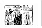 Mother Shipton prophesying the death of Cardinal Wolsey by Anonymous