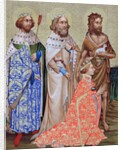 Wilton Diptych with Richard II and Saints by Anonymous