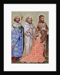 Wilton Diptych with Richard II and Saints by Anonymous