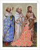 Wilton Diptych with Richard II and Saints by Anonymous