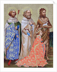 Wilton Diptych with Richard II and Saints by Anonymous