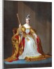 Queen Victoria on her throne by Anonymous