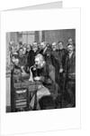 Alexander Graham Bell making telephone call by Anonymous