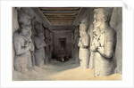 Interior of the Temple of Aboo Simbel by David Roberts