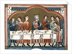 A Plantagenet king of England dining by Anonymous