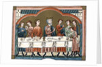 A Plantagenet king of England dining by Anonymous