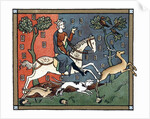 A Plantagenet king of England out hunting by Anonymous