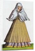 Roman prostitute or courtesan in street dress by Anonymous