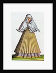 Roman prostitute or courtesan in street dress by Anonymous
