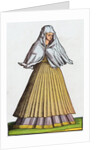 Roman prostitute or courtesan in street dress by Anonymous