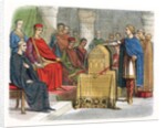 Harold II swearing fidelity to Duke William of Normandy, 1066 by Anonymous