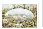 Queen Victoria arriving to open the Great Exhibition at the Crystal Palace, London, 1851 by Anonymous