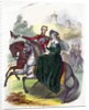 Queen Victoria and Prince Albert on horseback by Anonymous