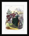 Queen Victoria and Prince Albert on horseback by Anonymous