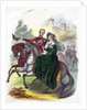 Queen Victoria and Prince Albert on horseback by Anonymous