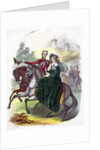 Queen Victoria and Prince Albert on horseback by Anonymous