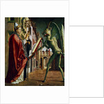 The Devil Presenting St. Augustin with the Book of Vices by Michael Pacher