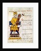 King David playing a lyre by Anonymous