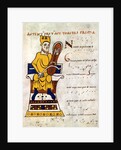 King David playing a lyre by Anonymous