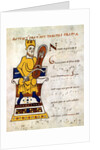 King David playing a lyre by Anonymous