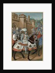 King Louis XII riding out with his army by Anonymous