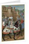 King Louis XII riding out with his army by Anonymous