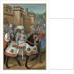 King Louis XII riding out with his army by Anonymous