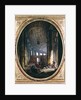 Interior of the colonnade of St. Peter's, Rome, at the time of the Conclave of 1769 by Anonymous