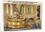 Archimedes in his bath by Anonymous