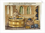 Archimedes in his bath by Anonymous