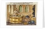 Archimedes in his bath by Anonymous