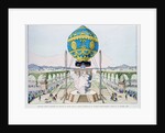 Ascent by Pilatre de Rozier in captive hot air balloon by Anonymous