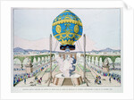 Ascent by Pilatre de Rozier in captive hot air balloon by Anonymous
