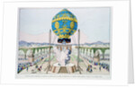 Ascent by Pilatre de Rozier in captive hot air balloon by Anonymous