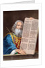 Moses with the Ten Commandments by Anonymous