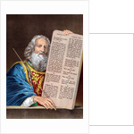 Moses with the Ten Commandments by Anonymous
