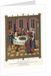 Medieval Passover scene by Anonymous