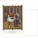Medieval Passover scene by Anonymous