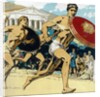 Relay race at ancient Olympic Games by Anonymous