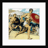 Relay race at ancient Olympic Games by Anonymous