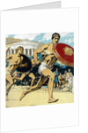 Relay race at ancient Olympic Games by Anonymous