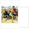 Relay race at ancient Olympic Games by Anonymous
