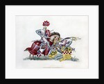 Knights fighting by Anonymous