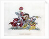 Knights fighting by Anonymous