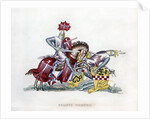 Knights fighting by Anonymous